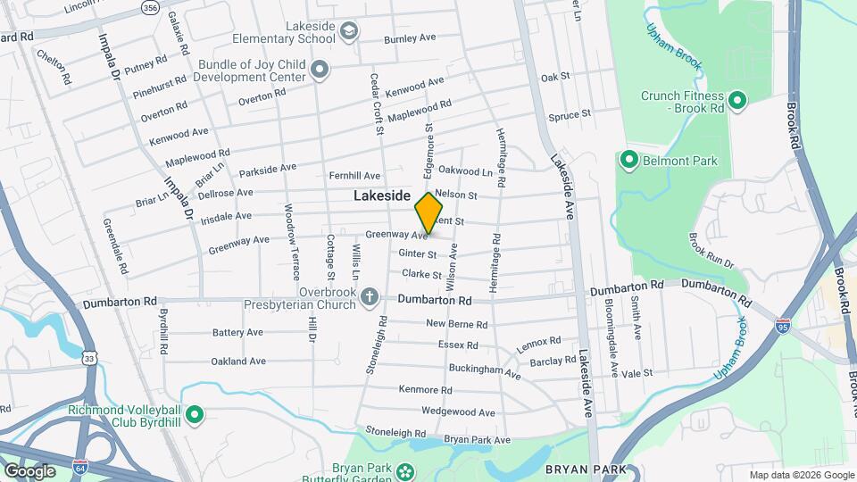 2313 Greenway Ave Map and Location Details