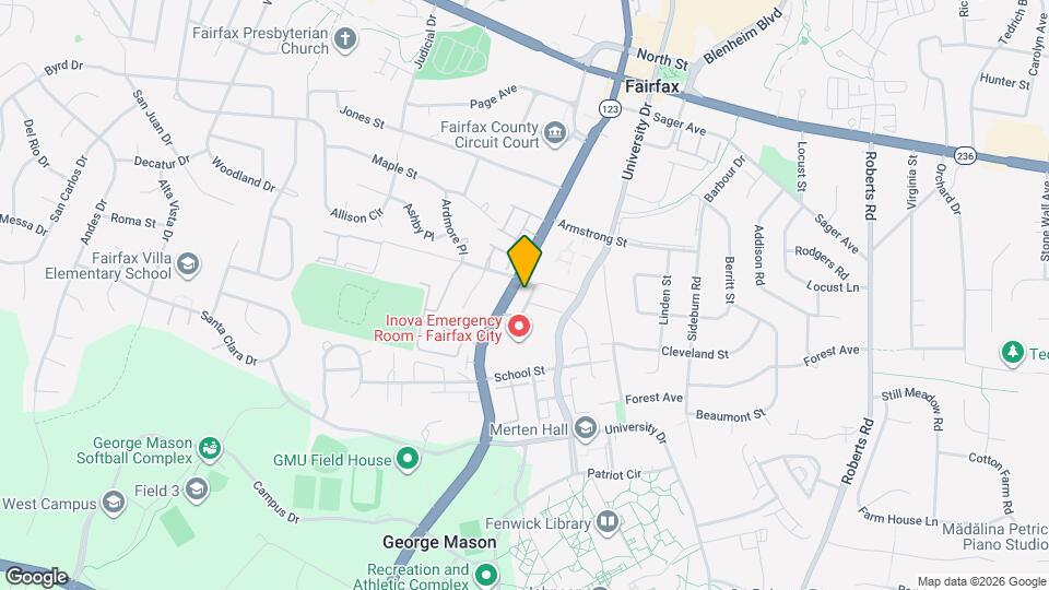 10470 Courtney Dr Map and Location Details