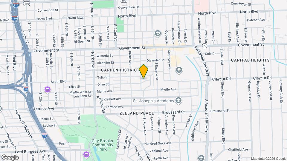 2521 Olive St Map and Location Details