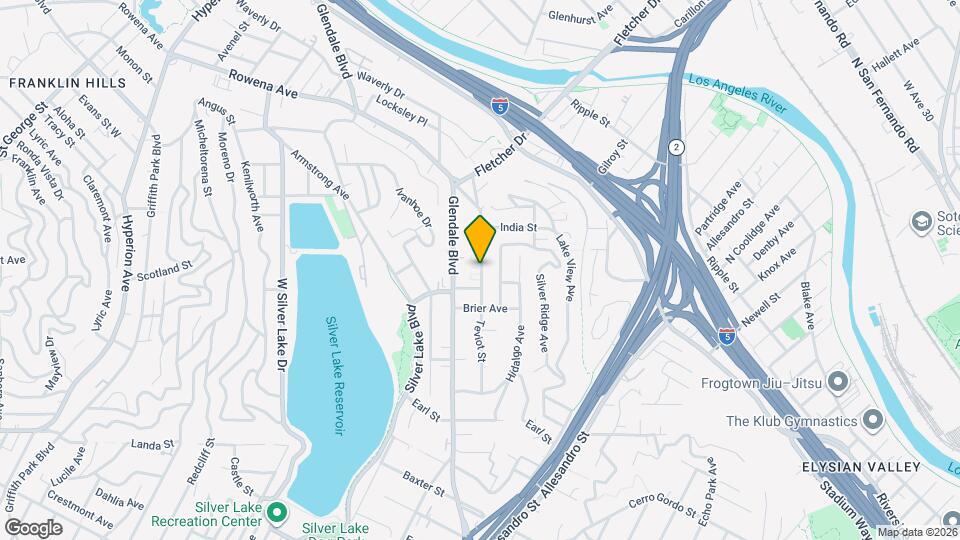 2441 Silver Lake Blvd, Unit 2441-B Map and Location Details