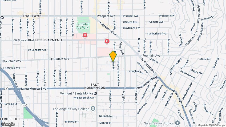 4603 La Mirada Ave Mapa y Detalles de la Ubicación
