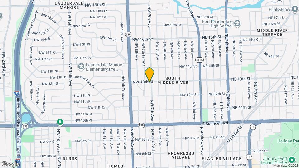 1241 NW 7th Ave Mapa y Detalles de la Ubicación