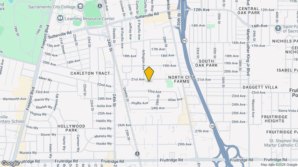 2704 21st Ave Map and Location Details