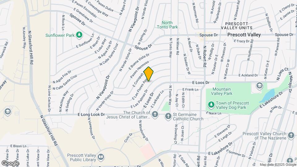 7800 E Las Palmas Dr Map and Location Details