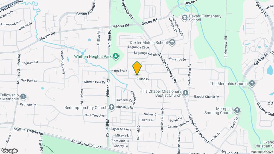 6892 Gallop Dr Mapa y Detalles de la Ubicación