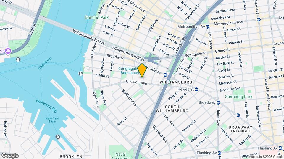 348 Roebling St Map and Location Details