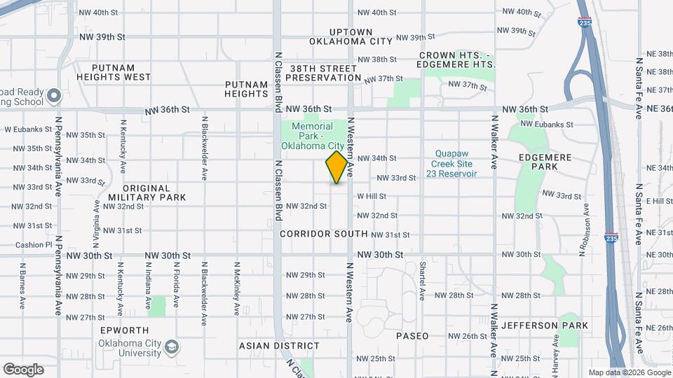 1118 NW 33rd St Map and Location Details