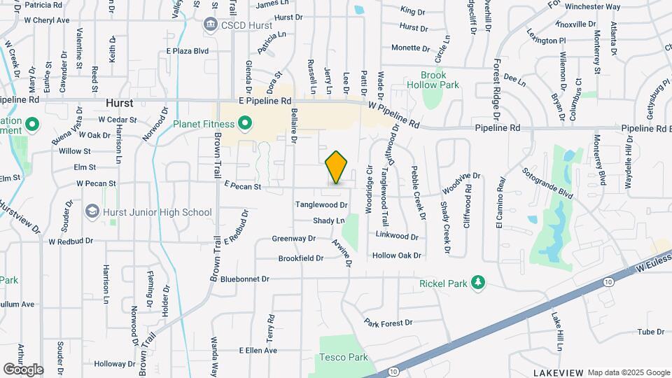 760 E Pecan St Map and Location Details