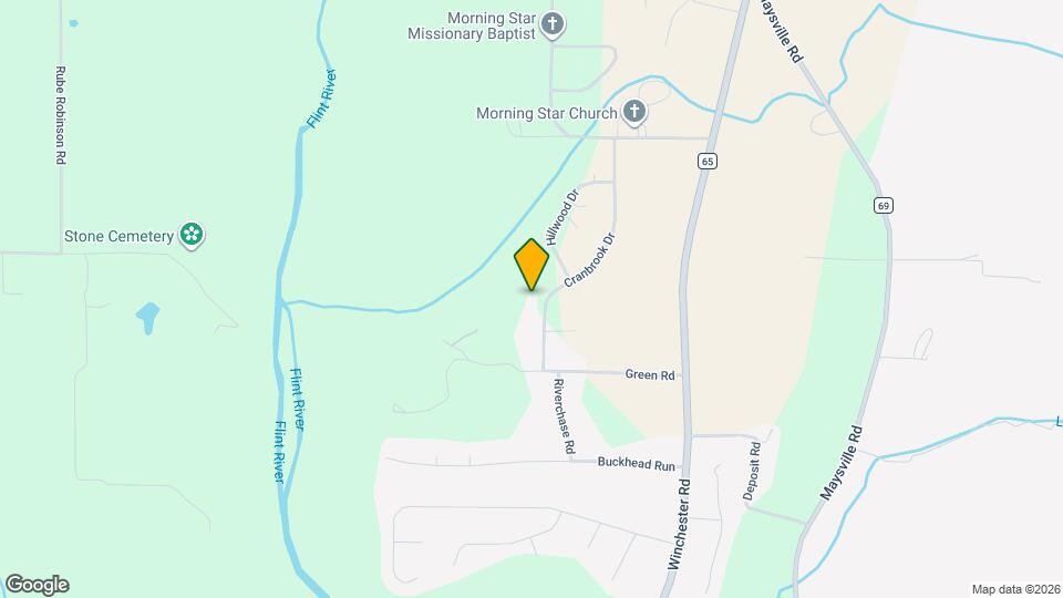 156 Cranbrook Dr Mapa y Detalles de la Ubicación