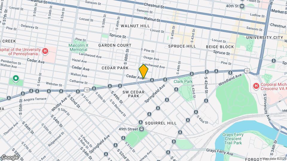 4616 Cedar Ave Map and Location Details