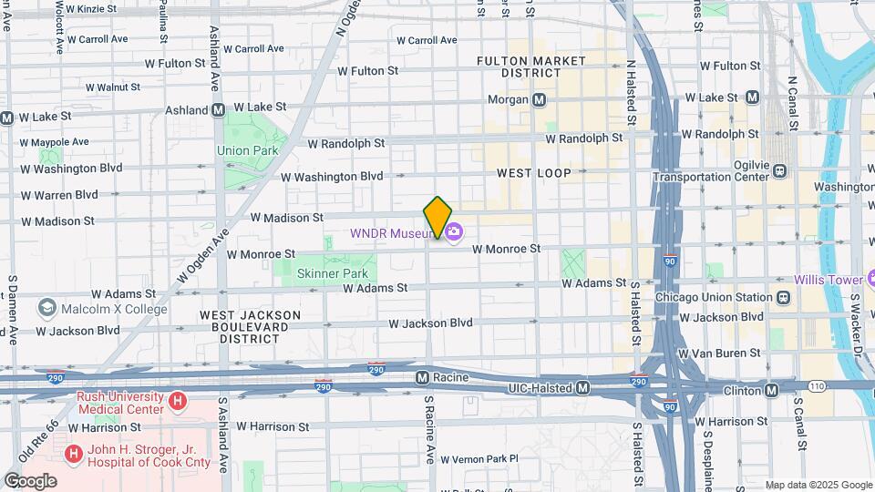 1148 W Monroe St Map and Location Details
