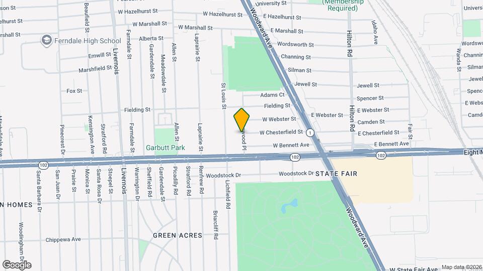 243 Edgewood Pl Map and Location Details