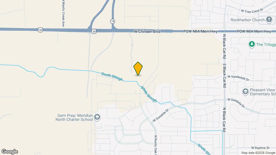 5845 W Sprig Dr Map and Location Details