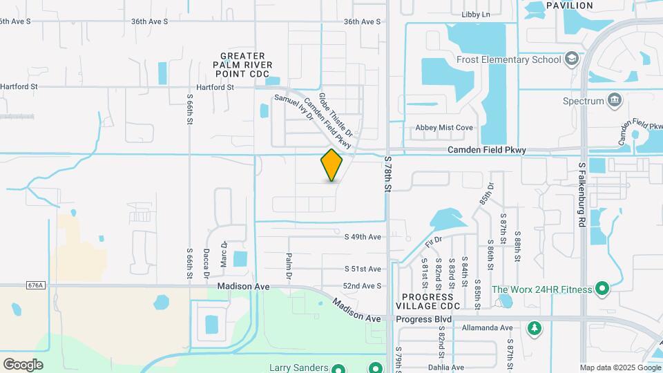 7335 Canterbury Bells Ct Mapa y Detalles de la Ubicación