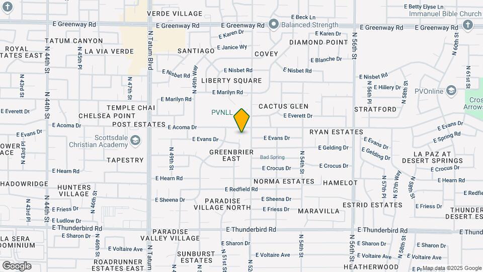 14423 N 51st St Map and Location Details
