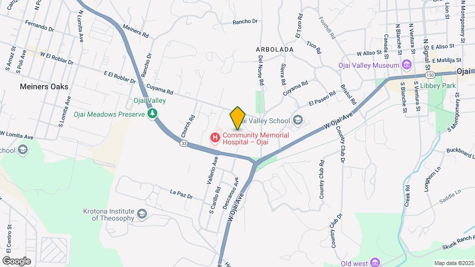 211 N Carillo Rd Map and Location Details