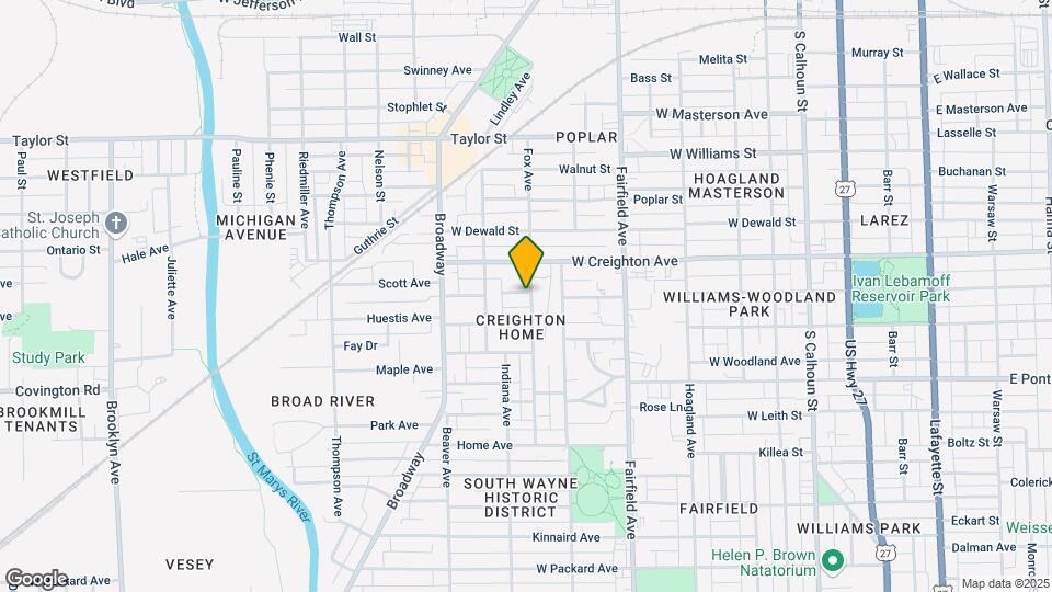805 Belle Ave Map and Location Details