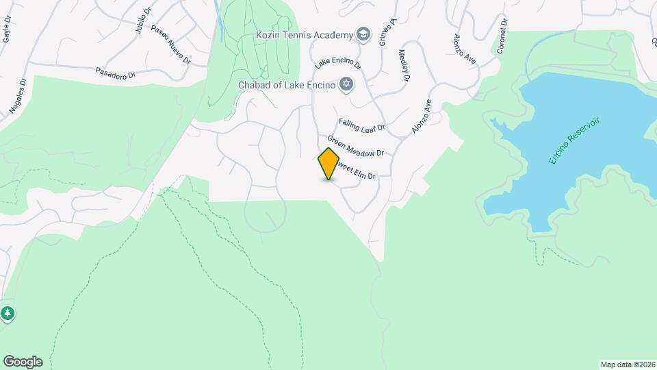 3804 Vista Linda Dr Map and Location Details