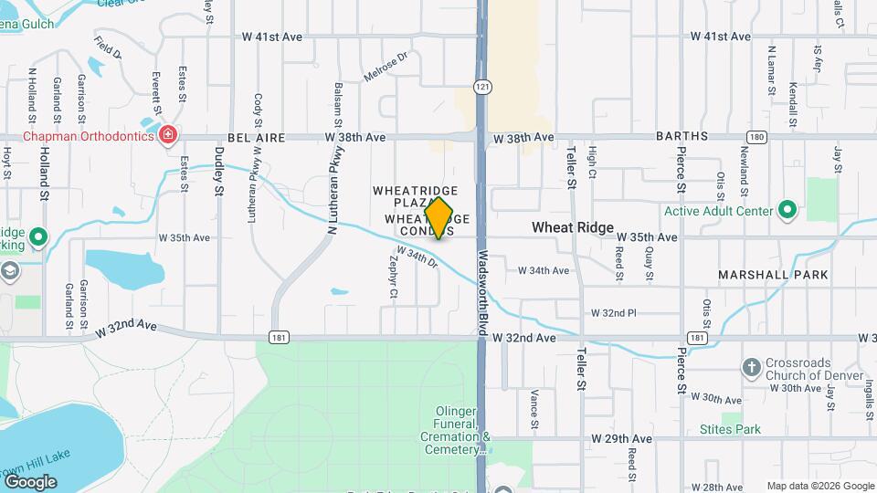 7740 W 35th Ave, Unit Apt #106 Map and Location Details