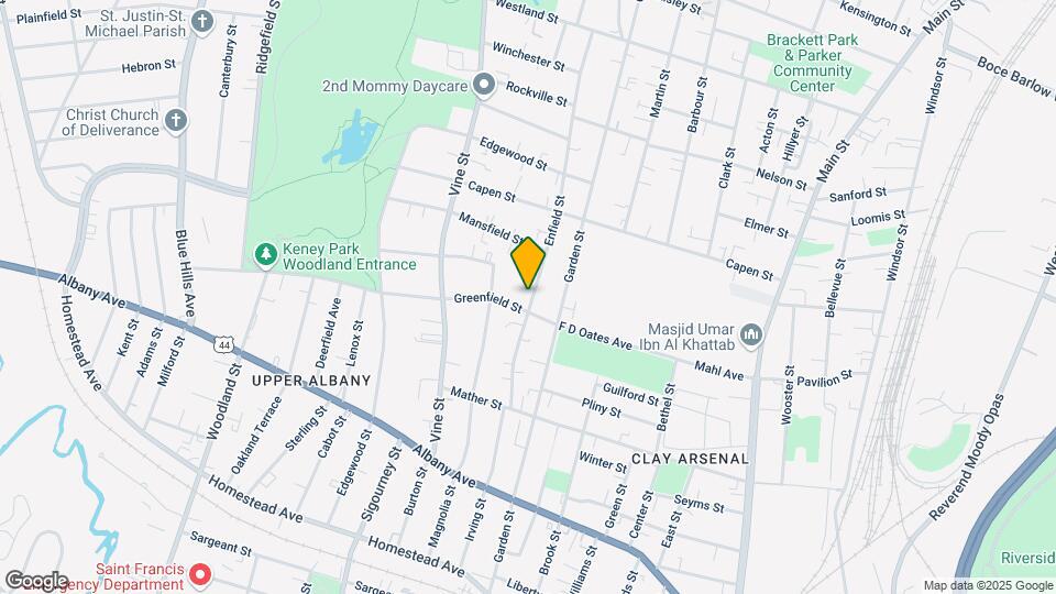 93 Enfield St Map and Location Details