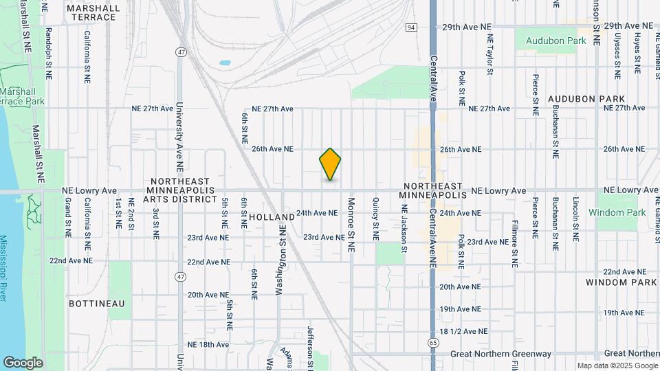 677 Lowry Ave NE, Unit 1 Map and Location Details
