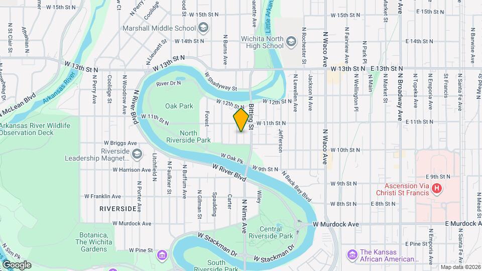 1116 N Carlos St Mapa y Detalles de la Ubicación