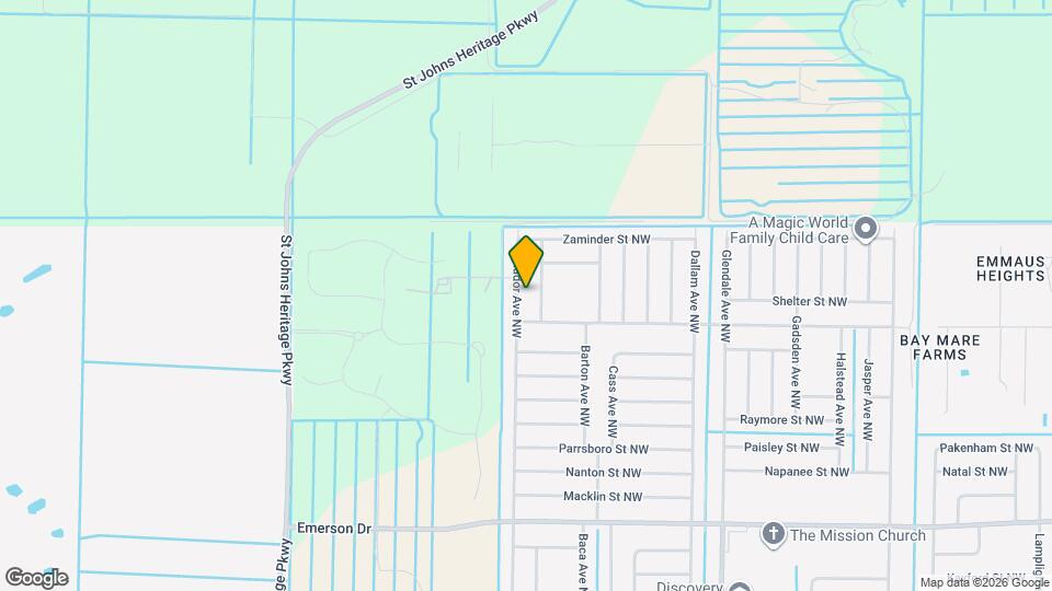 1619 Amador Ave NW Map and Location Details