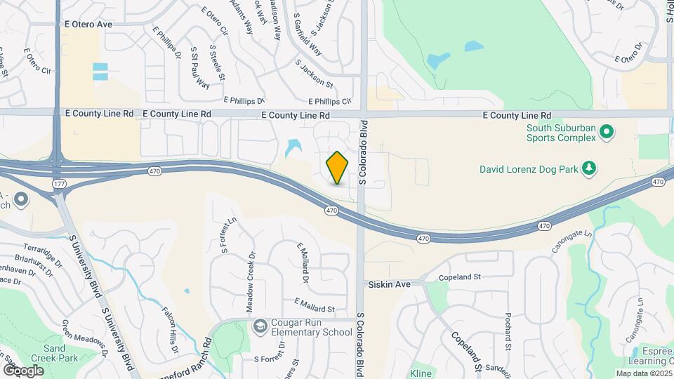 8475 Pebble Creek Way Map and Location Details