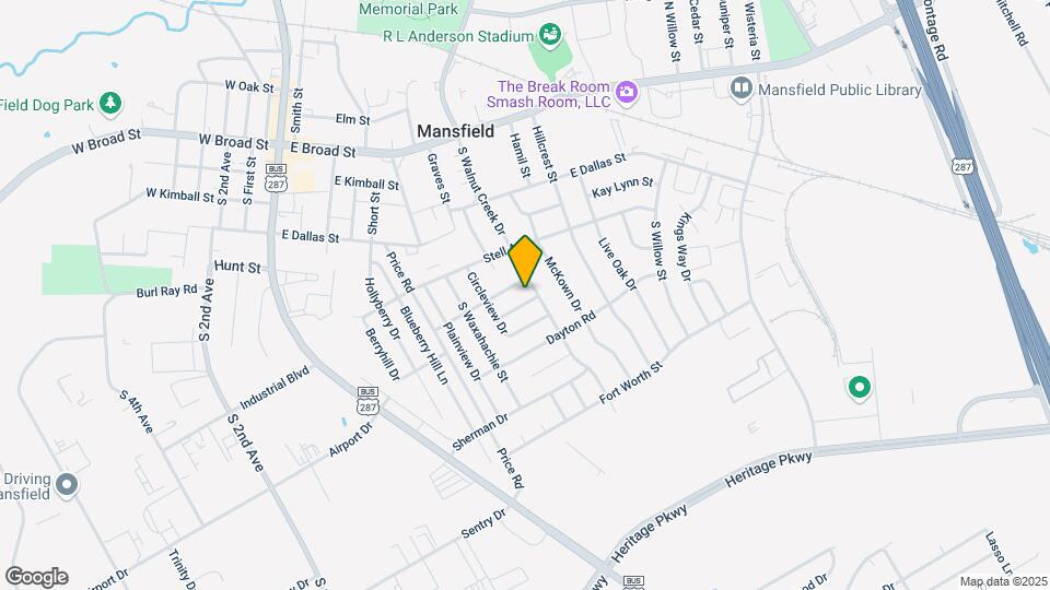 619 Meadowview Dr Map and Location Details