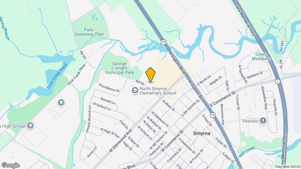 350 N Main St Map and Location Details