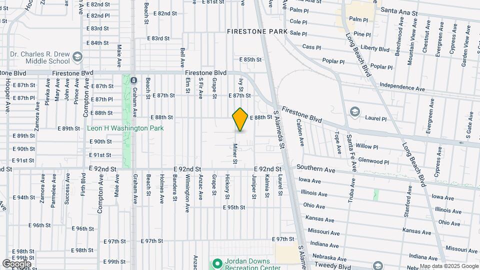 2106 E 89th St Map and Location Details