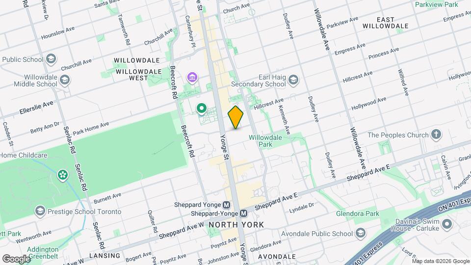 18 Hollywood Ave Map and Location Details