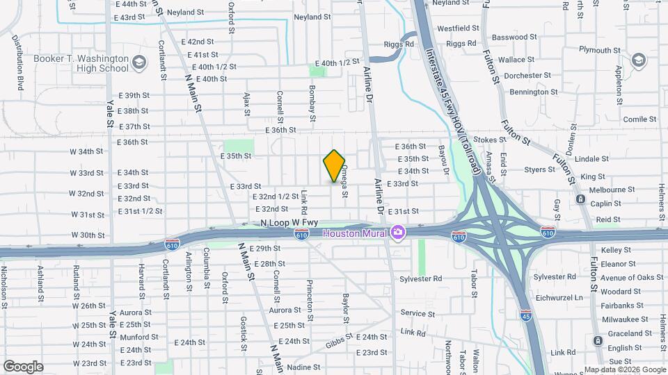 1002 E 33rd St Mapa y Detalles de la Ubicación