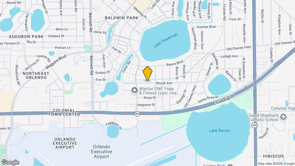 4329 Roush Ave Map and Location Details