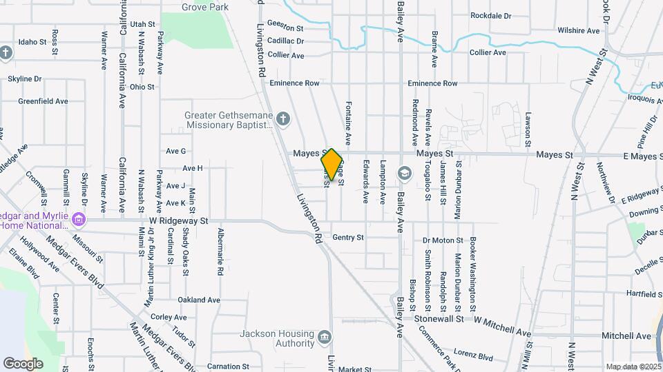 3162 Sears St Map and Location Details