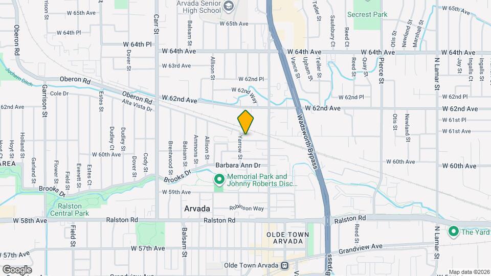 7767 W 61st Ave Map and Location Details