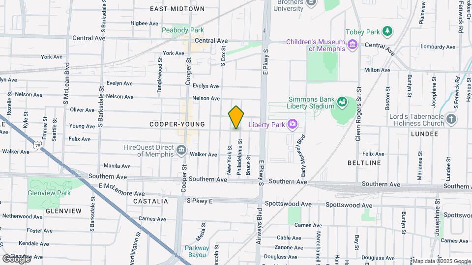 2263 Young Ave Map and Location Details