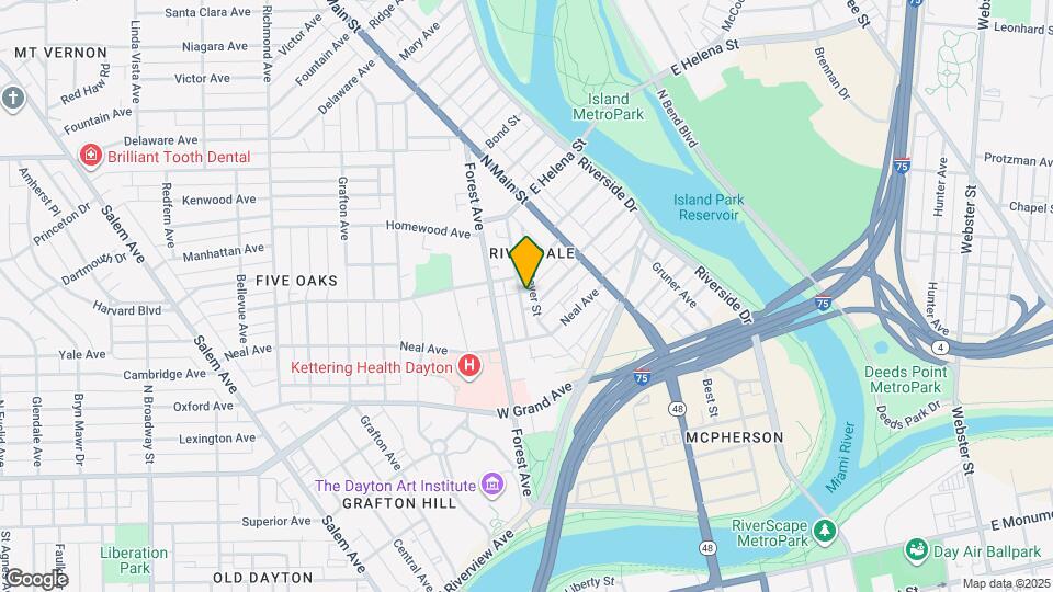 446 Brightwood Ave Map and Location Details