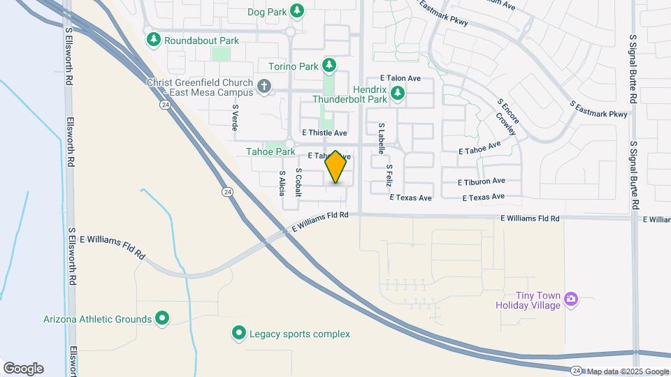 9915 E Tiburon Ave Map and Location Details