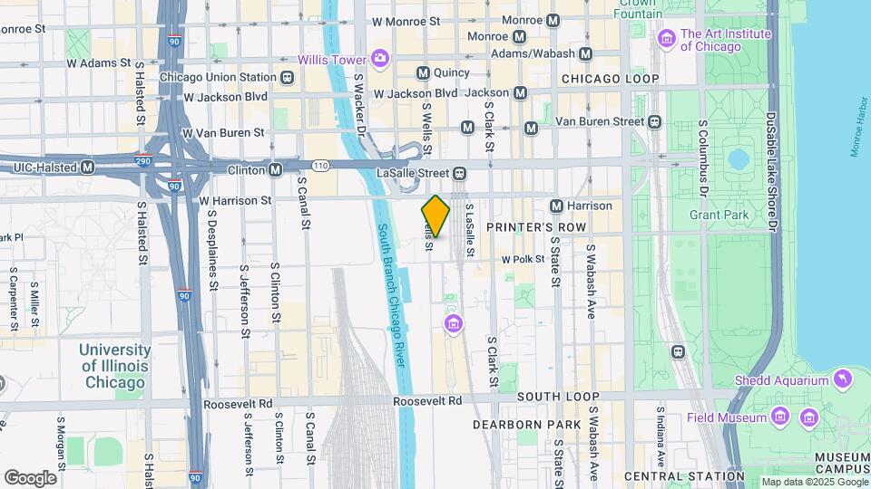 723 S Wells St, Unit 2 Map and Location Details