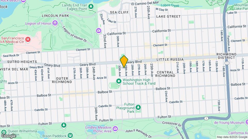 553 29th Ave Map and Location Details