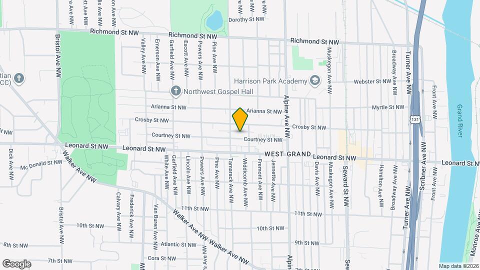 919 Courtney St NW Map and Location Details