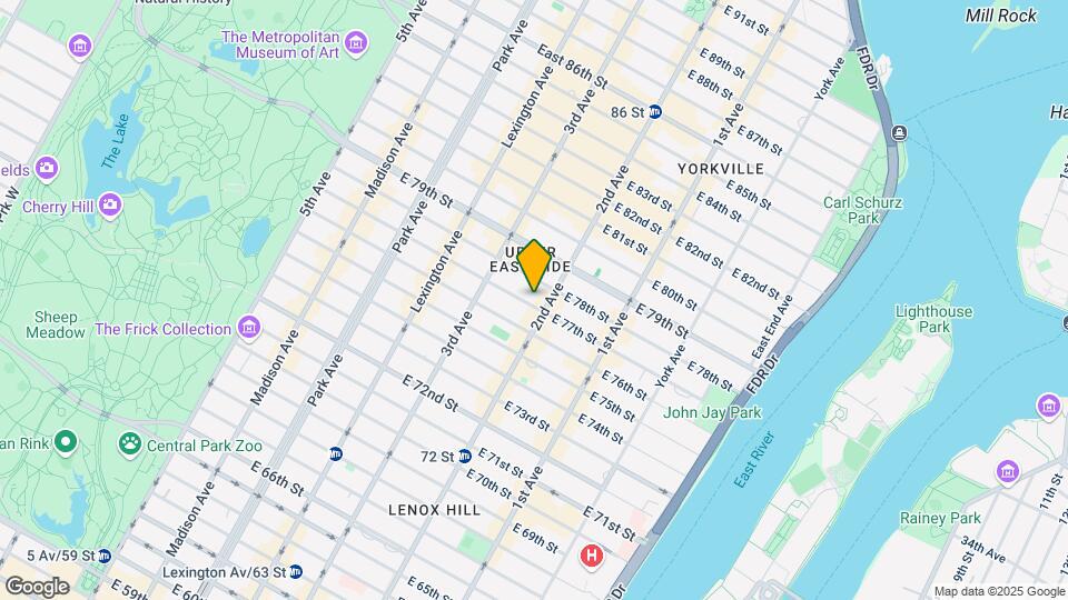 249 E 77th St Mapa y Detalles de la Ubicación