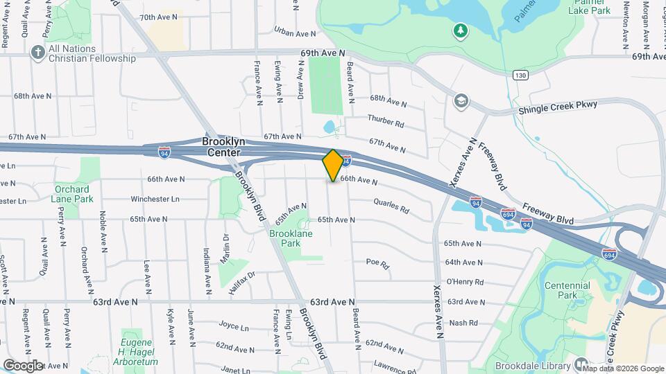 6536 Chowen Ave N Map and Location Details