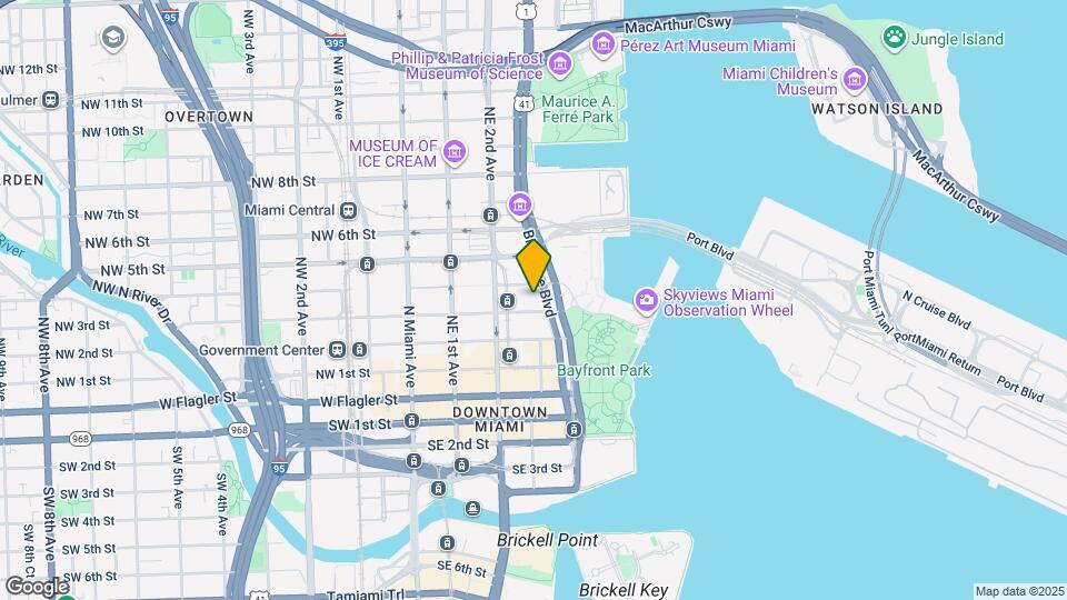 Waldorf Astoria Residences Mapa y Detalles de la Ubicación