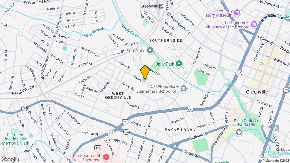 414 Birnie St Map and Location Details