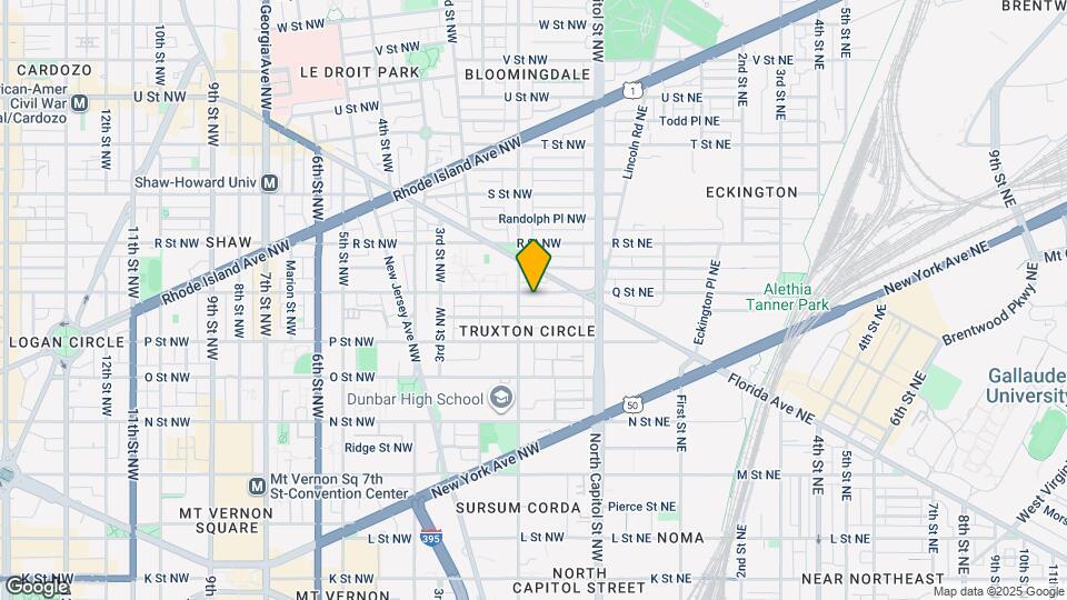 70 Q St NW, Unit B Mapa y Detalles de la Ubicación