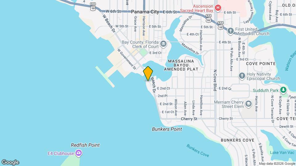324 E Beach Dr, Unit 202 Mapa y Detalles de la Ubicación