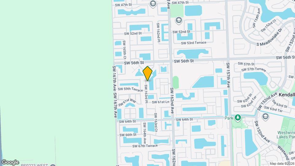 5851 SW 163rd Pl, Unit B Map and Location Details