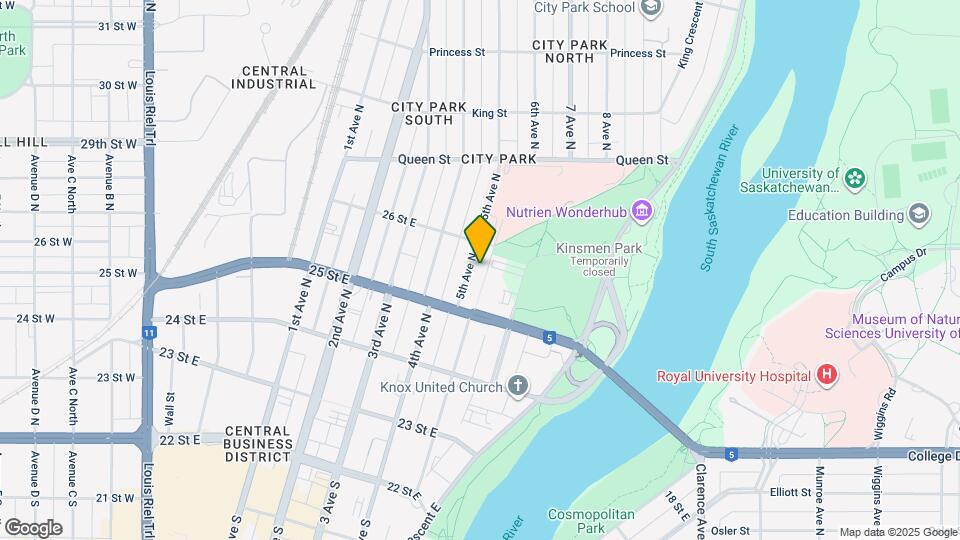 430 5th Ave N Map and Location Details